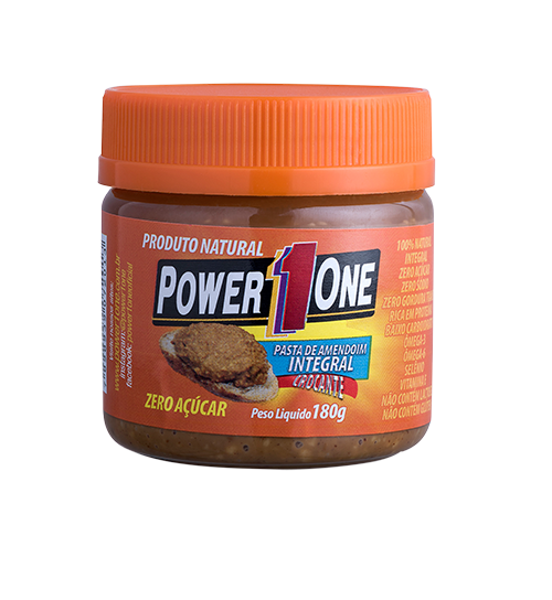 Pasta de Amendoim Integral - Crocante Power1One